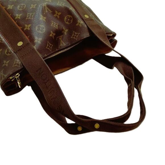 Louis Vuitton Monogram Cabas Beaubourg Tote Brown Canvas DU0998 - Picture 5 of 9